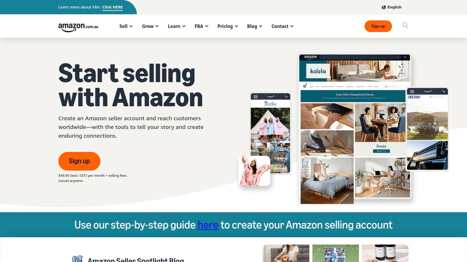 Amazon Australia (Seller Central)